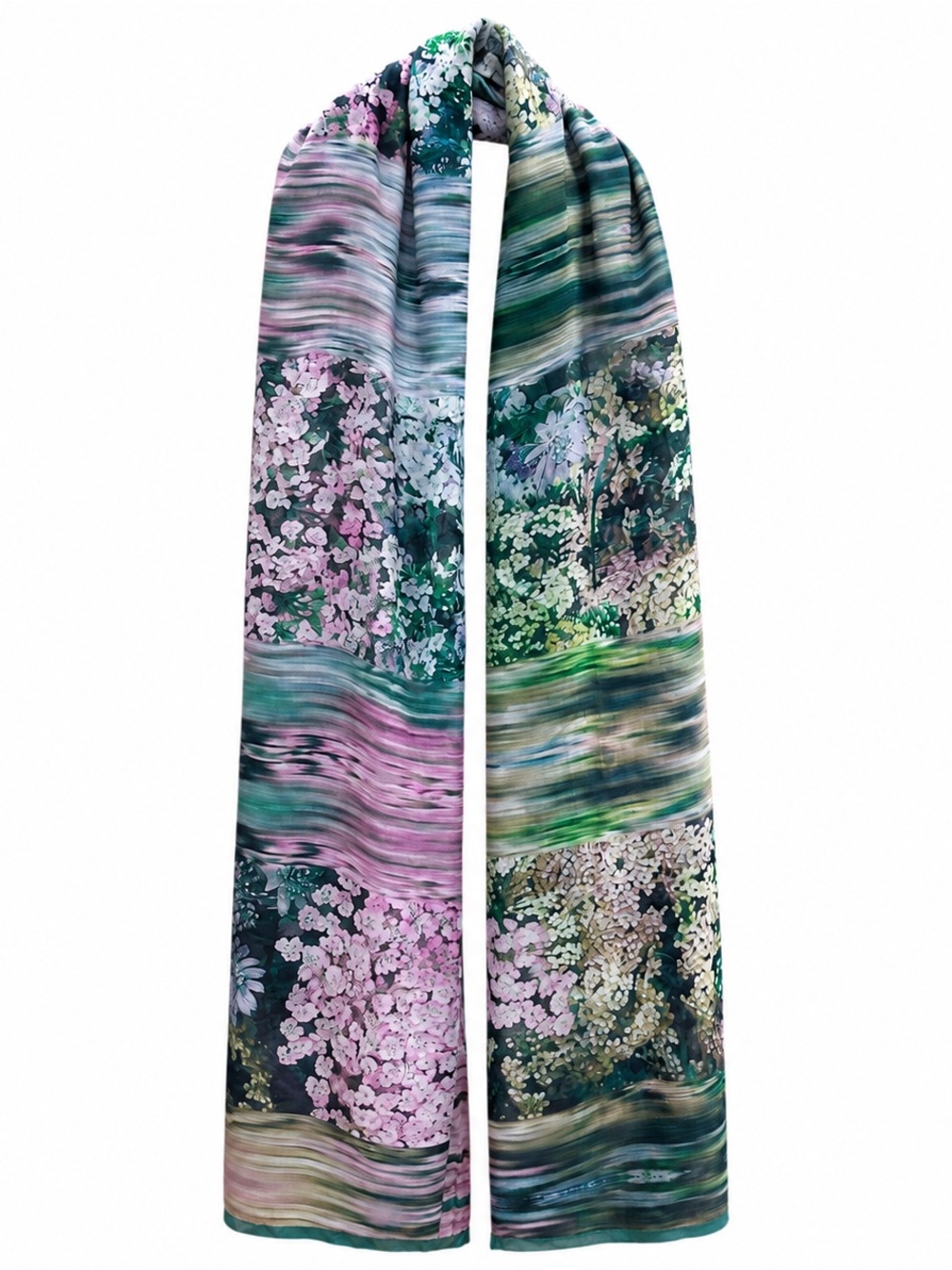 Ted Baker London Floral Watercolor Oversized Scarf Shawl Wrap - Picture 5 of 5